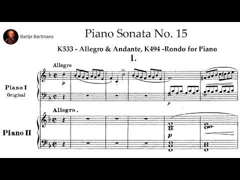 Mozart/Grieg - Piano Sonata No. 15, K.533/494 (1788/c. 1877) arr. for 2 pianos