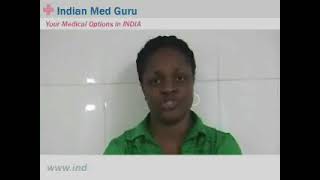 Mrs. Lolo, Nigeria patient video testimonial India
