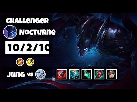 Nocturne vs Viego KOREAN Challenger JUNGLE (10/2/10) - v11.11