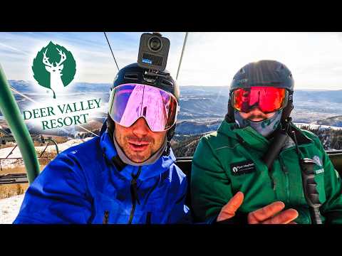 I was the FIRST person to ski the NEW Redemption run at DEER VALLEY!