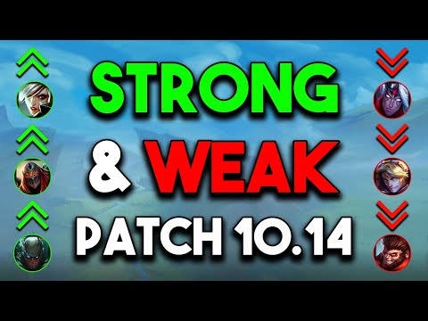 New Strong and Weak Champs Patch 10.14 | All Patch 10.14 Changes w/ Tier List Predictions
