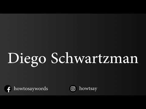 How To Pronounce Diego Schwartzman