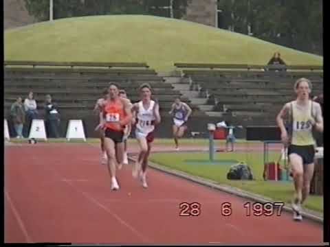 5000m Final Men, Scottish Athletics Championships, Meadowbank, Edinburgh 1997.