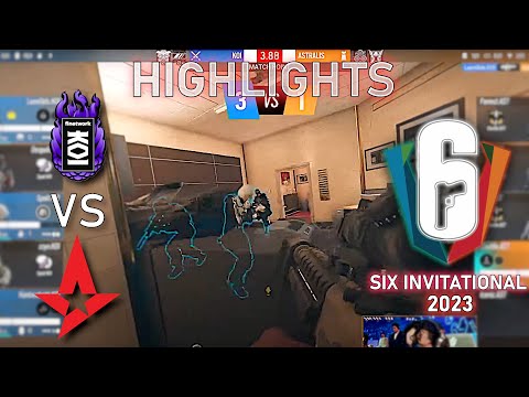 "HOLY SH*T"! KOI vs Astralis - HIGHLIGHTS - Lower Bracket - Six Invitational 2023 - R6 Esport