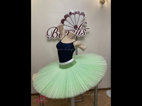 Extra  lightweight rehearsal tutu with hoops T 0001B(2961) - video 2