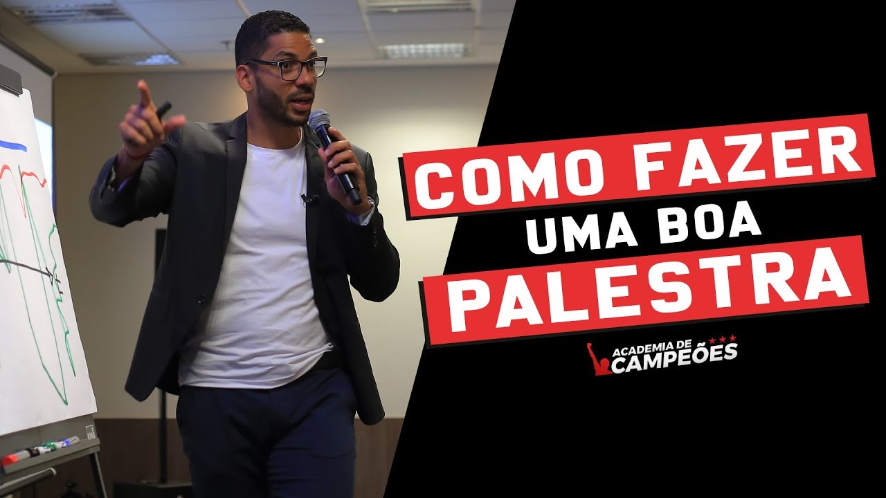 COMO fazer uma BOA palestra | Saiba TUDO o que você precisa FAZER para PERFORMAR bem no palco