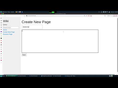 cs50w project1 (wiki)