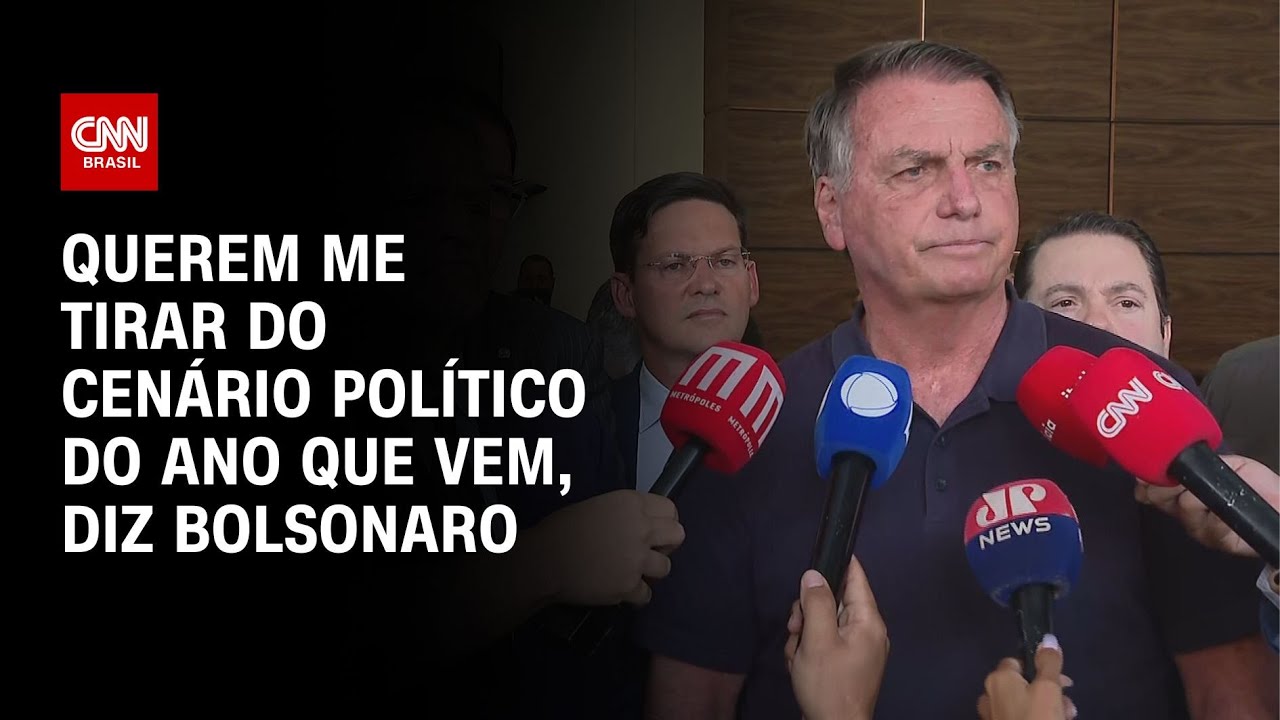 Querem me tirar do cenário político do ano que vem, diz Bolsonaro | BASTIDORES CNN