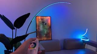 RGB Modern Curve Lamp