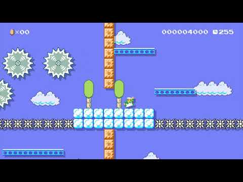 saw jump 4 by TurtleDud3 🍄 Super Mario Maker 2 #ang