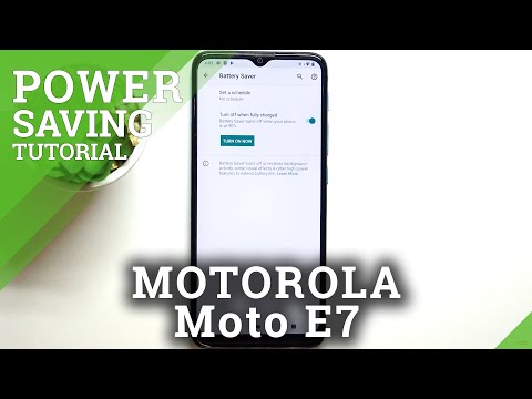 How to Enable Power Saving Mode on MOTOROLA Moto E7 – Activate Power Saving Mode