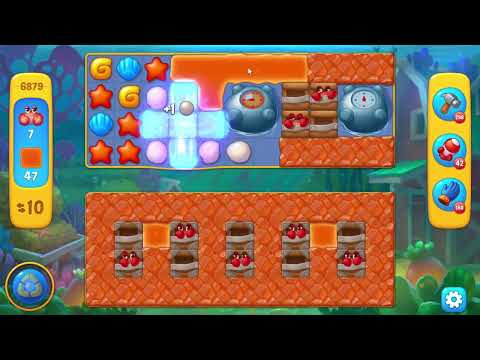 Fishdom 6879 Level - 17 moves - NO BooSTERS