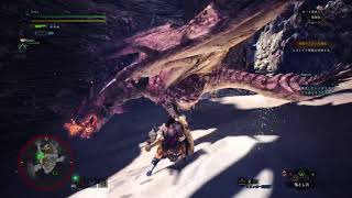 【モンハンワールド】ガンランスで桜レイア討伐