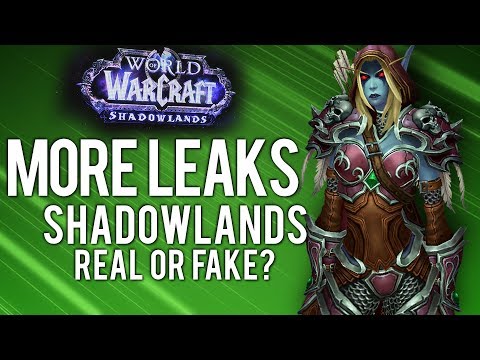 Another LEAK! WoW: Shadowlands (Real Or Fake?) - WoW: Battle For Azeroth 8.2
