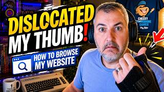I Dislocated My Thumb… But Here’s How to Find C64 & Amiga Videos on My Website
