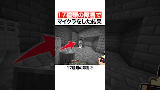 17種類の障害でマイクラをした結果