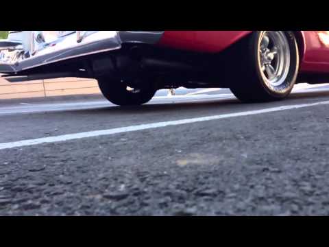 56 Chevy Bel Air With Pypes Violator Mufflers