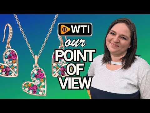 EVEVIC Austrian Crystal Heart Necklace and Earrings Jewelry Set - WTI product video review