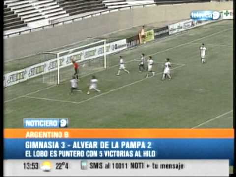 Gimnasia y Esgrima (Mza) 3 - Alvear (La Pampa) 2 - Argentino B 2013 - Fecha 18 (COMPLETO)