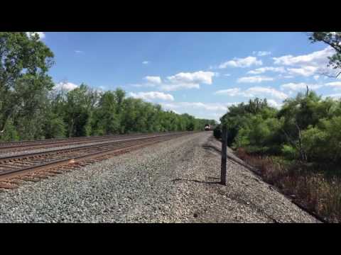 110 MPH HORN SALUTE!!!!! Amtrak Heritage P32 #710 BARRELS Thru Statts Island Road!!!