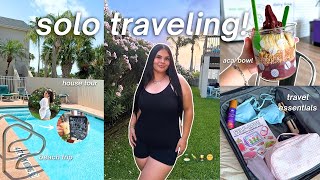 Solo Travel Vlog 🐚 Beach Sunrise, House Tour, Pack & Prep With Me + Weekend Getaway!