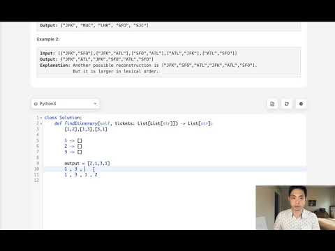 Leetcode - Reconstruct Itinerary (Python)