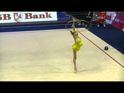 Romanova Eleonora (UKR)  hoop Qual Cup of World 2014 Minsk