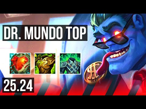 DR. MUNDO vs MORDEKAISER (TOP) | Perfect KDA: 12/0/3 | KR Grandmaster | 25.24