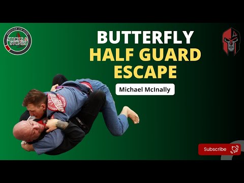 Never get smashed in half guard again | Butterfly half guard escapes