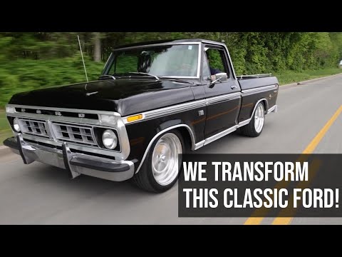 We install Ridetech BOLT-ON Coil-Over / Air Suspension for 1965 - 1979 Classic Ford Truck
