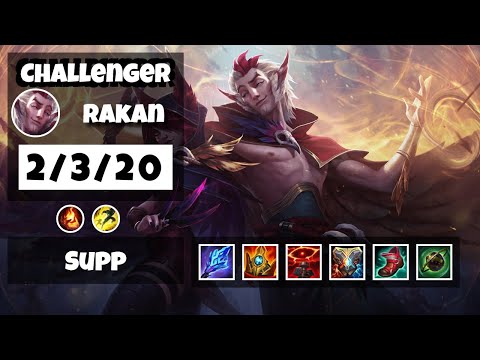 Rakan Challenger Gameplay S11 Replay 11.10 Support (2/3/20) - TURKISH