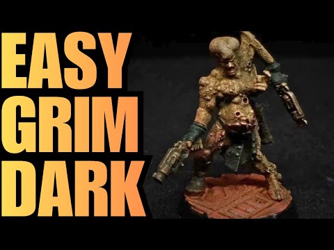 Paint A Whole Grimdark Gang In 2 Hours! Less Is More!