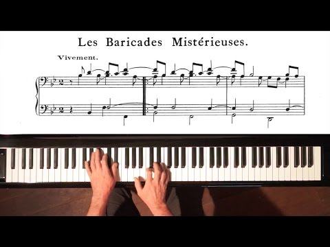 “Les Baricades Mistérieuses”  F. Couperin - P. Barton, FEURICH piano