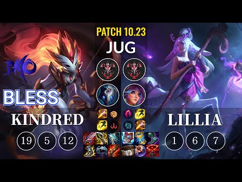 DMO bless Kindred vs Lillia Jungle - KR Patch 10.23