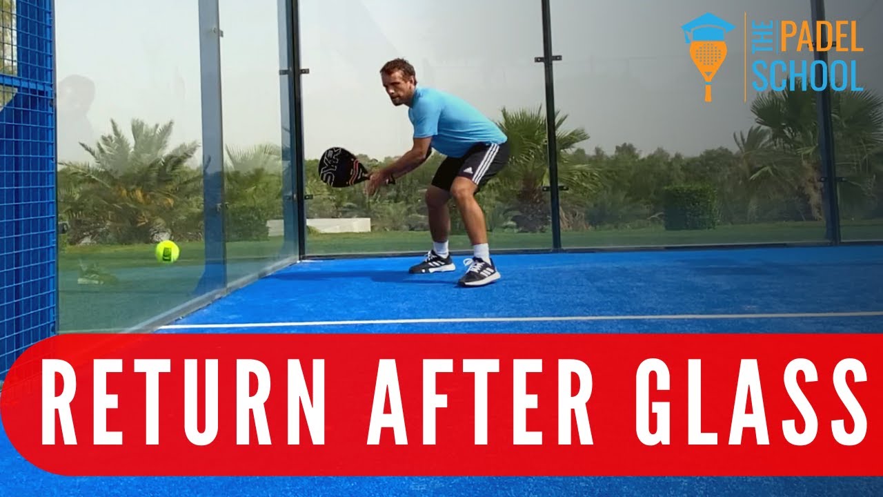 Returning serves off the side glass