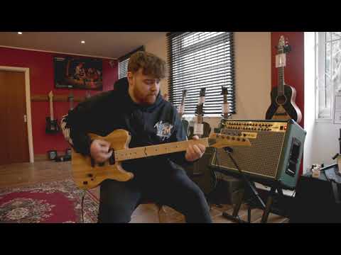 Lindo Bamboo Defender Chambered Electric Guitar and Hard Case | Eco-Friendly | Sustainable image 10