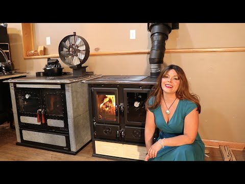 Lighting and Operating Antique Wood Cookstoves 