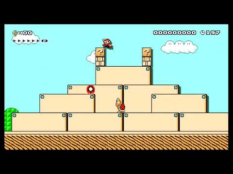 SMB3 World 2-3 [Remix] by MiniWheats ~ WORLD RECORD! - SUPER MARIO MAKER - NO COMMENTARY 1bf