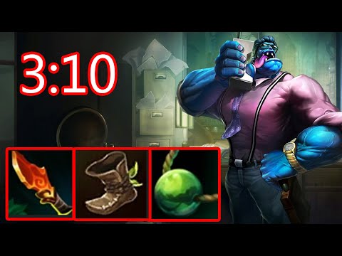 Dr. Mundo Full Clear 3:10 with Boots + Reju [Raptors-Red-Krugs-Base-Wolves-Blue-Gromp]