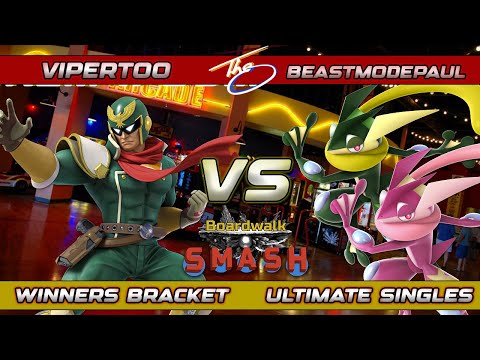 Boardwalk Smash #92 Winners Pools - Vipertoo (Falcon) Vs. BeastModePaul (Greninja) Smash Ultimate
