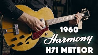 Video thumbnail for Chicken Pickin' tones from this 1960 Harmony H71 Meteor by PREMIER GUITARS