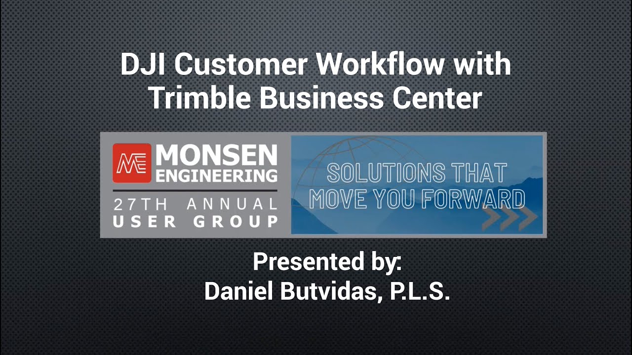 DJI Phantom© Workflow using Trimble© Business Center