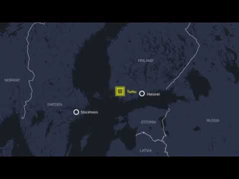 Video: Stabbing spree hits Finland city