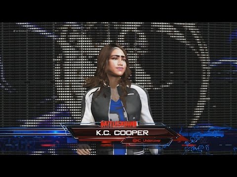 WWE 2K17 - Zendaya as K.C. Cooper vs Sasha Banks