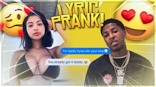 NBA YOUNGBOY - “WIN YOUR LOVE” LYRIC PRANK ON CRUSH (GOES RIGHT)