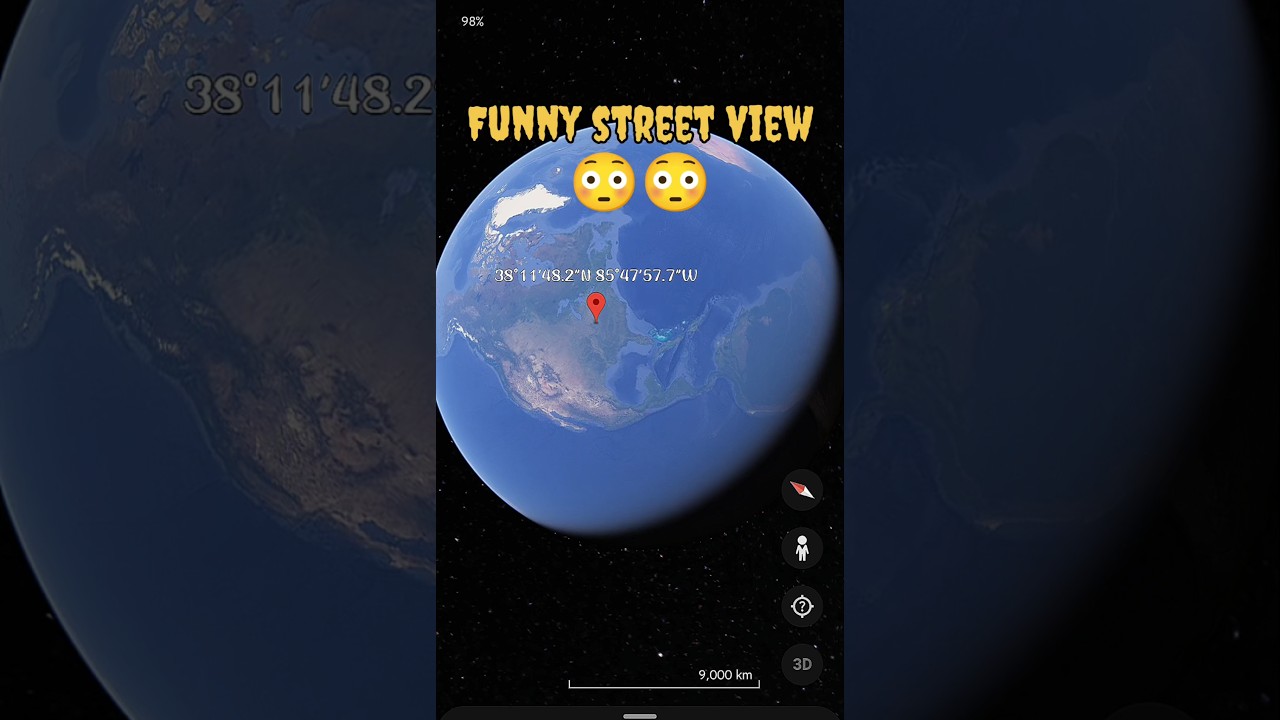 I found  funny  street view on Google  Earth 🌍&  Google  Maps #earthsecret400