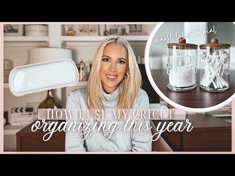 Organizing My Entire Home in the New Year Using My Cricut | 2026 Home Reset