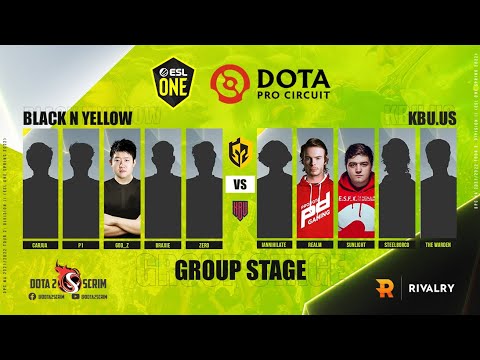 Black N Yellow vs KBU.US - DPC NA 2021/22 Tour 2: Division II - Group Stage - B03