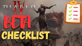 Diablo 4 Open Beta To-Do List! TOP 5 Tips for the BEST Beta Experience!