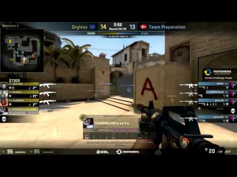 Orgless vs Preparation - maeVe ACE (Pantamera CS:GO Challenge 2016)